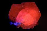 Large Vitreous Calcite Crystal Cluster - Fluorescent! #351774-3